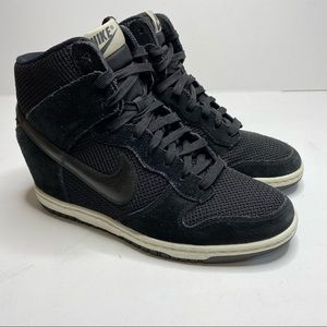 nike dunk wedge sneakers